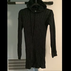 Black sweater dress